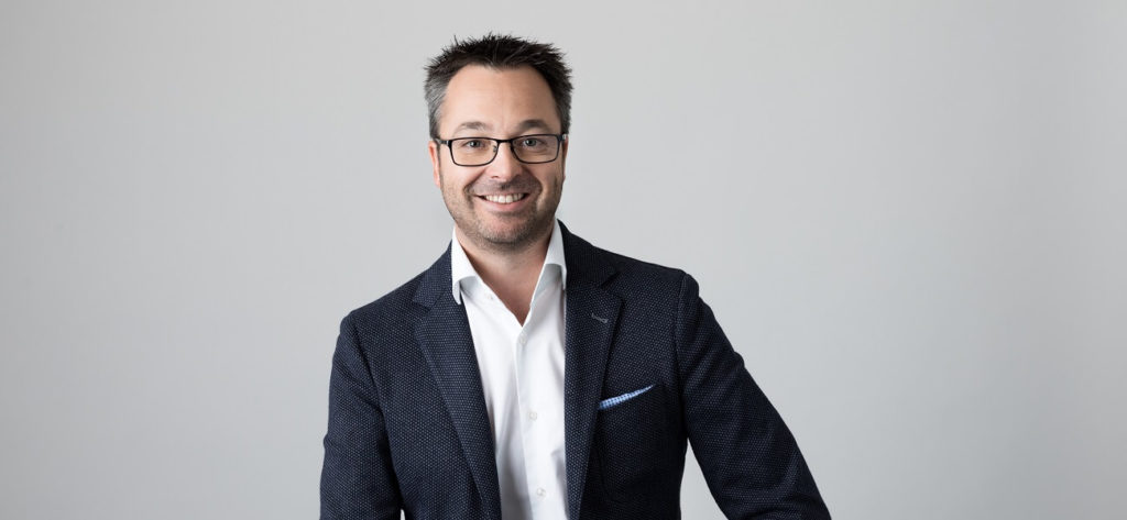 A picture of Maarten Dollevoet, the new Chief Revenue Officer at Broadsign